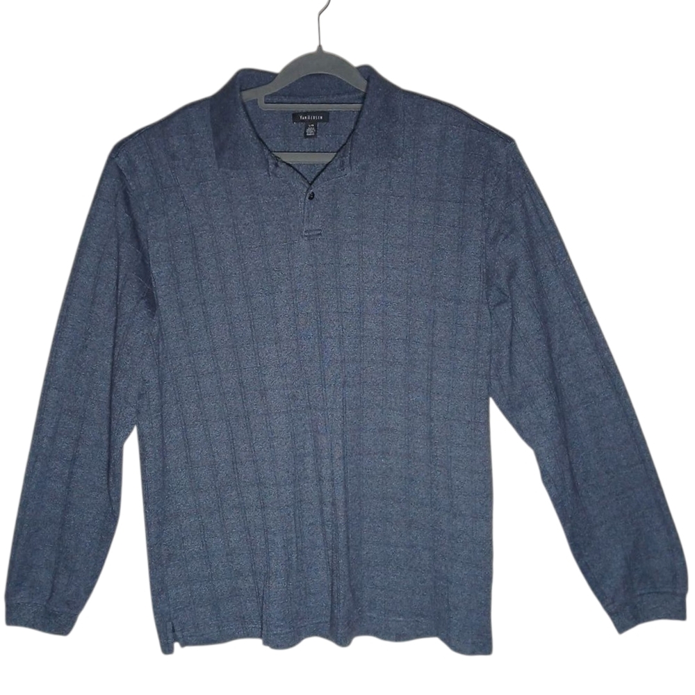 Van Heusen Blue Long Sleeve Shirt‎ Sz L